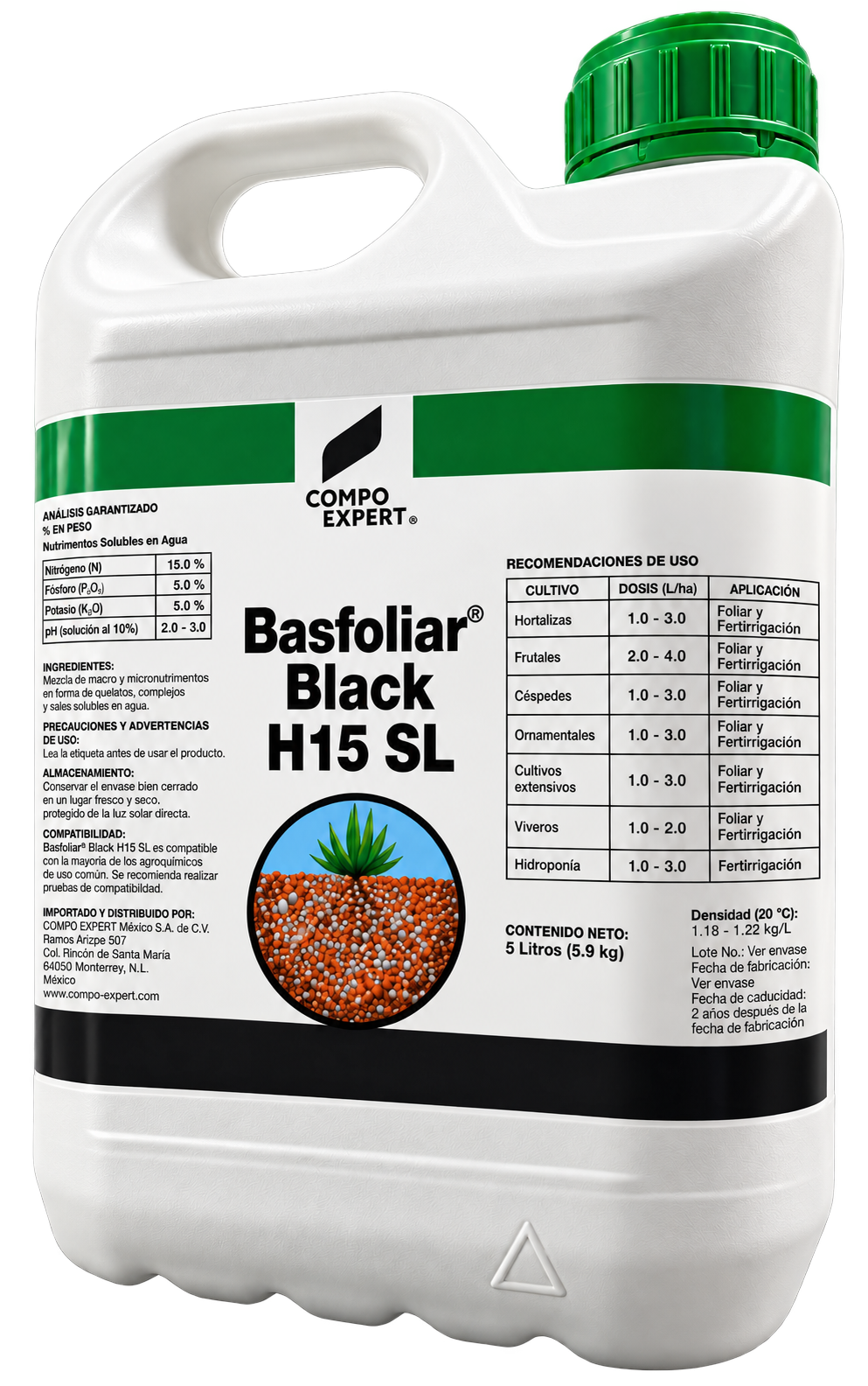 Basfoliar Black H15 SL serisi ambalaj görseli