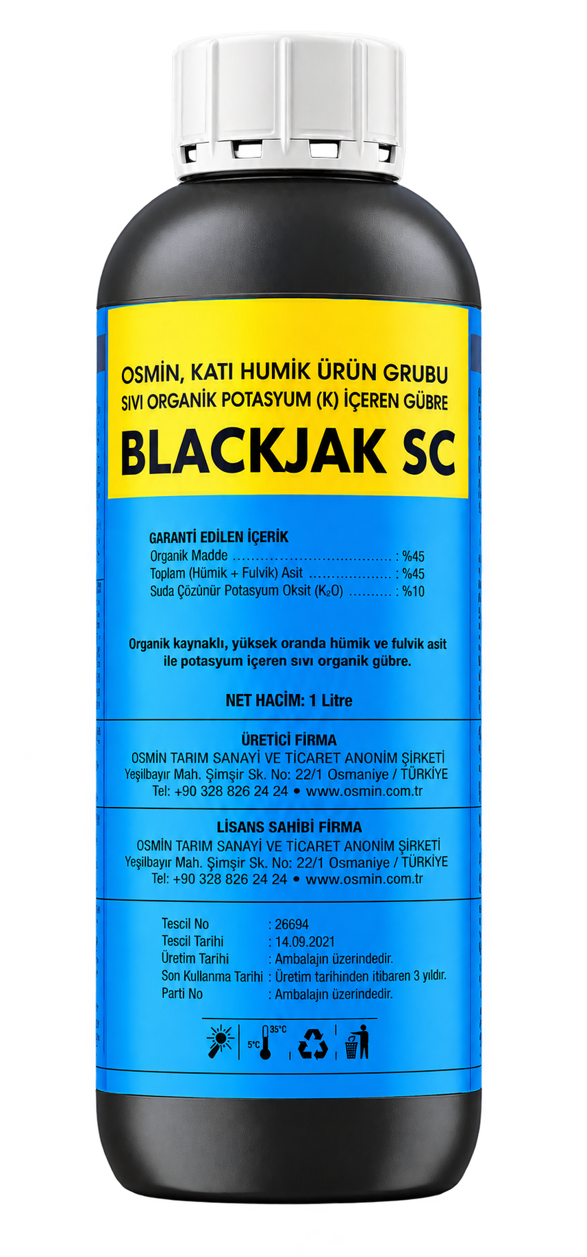 Blackjak SC serisi ambalaj görseli